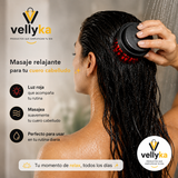 Vellyka Calma — Cepillo Masajeador de Cuero Cabelludo con Luz Roja y Azul · 2-foto